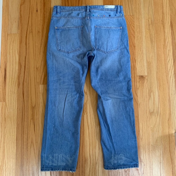 🦋Host Pick🦋 Zara Trafaluc Cactus MLN Embroidered Jeans - Picture 3 of 11